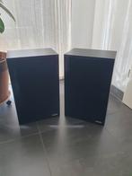 Gratis 2 luidsprekers, Audio, Tv en Foto, Luidsprekers, Ophalen, Gebruikt, Front, Rear of Stereo speakers
