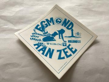 Oude Egmond aan Zee  sticker 9x9 cm beschikbaar voor biedingen