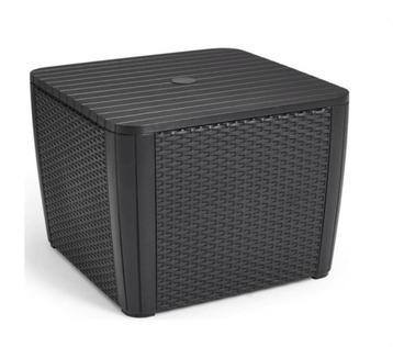 Keter Luzon Plus opbergtafel grafiet - 57 x 57 x 43 - incl.  beschikbaar voor biedingen