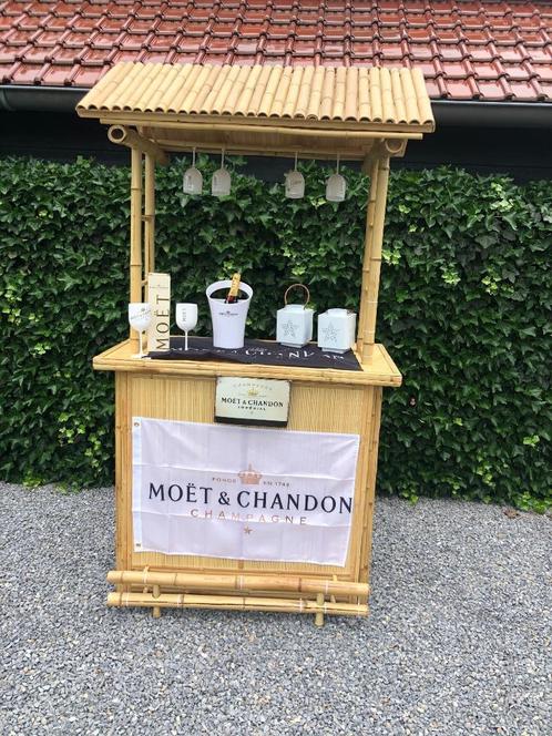 Moet bar te huur - champagne bar huren € 70,- cocktailbar, Hobby en Vrije tijd, Feestartikelen | Verhuur, Zo goed als nieuw, Verjaardag