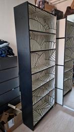 Mooie zwart/witte Billy boekenkast, Huis en Inrichting, Ophalen, Met plank(en), Gebruikt, 200 cm of meer