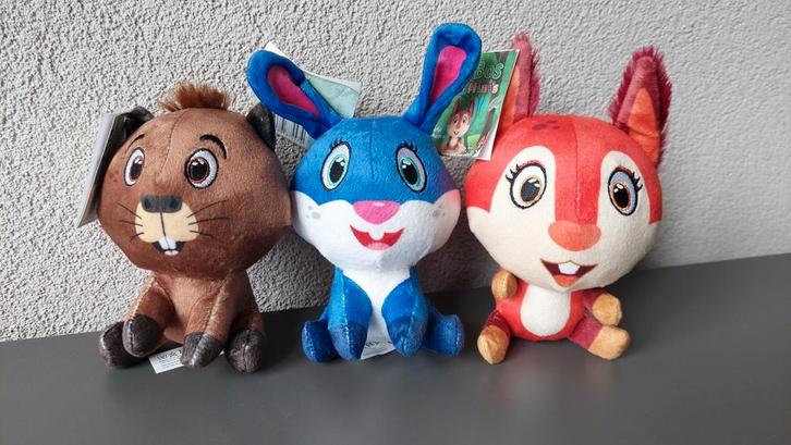 Lidl Bos Mini 2025 Benny Bever Kaatje Konijn Eefje Eekhoorn, Verzamelen, Supermarktacties, Lidl, Ophalen of Verzenden