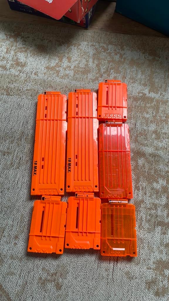 Diverse NERF magazijnen, Ophalen, Zo goed als nieuw