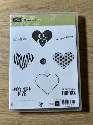 Stampin' Up! Groovy Love Stempelset beschikbaar voor biedingen