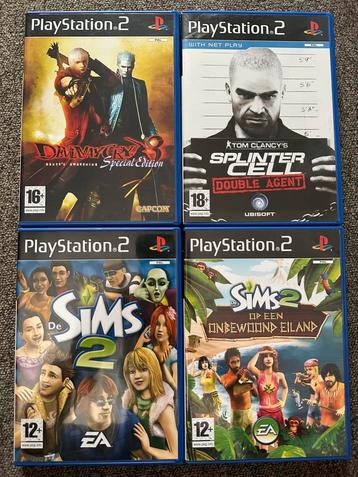 4 PS2 games (1 koop) beschikbaar voor biedingen