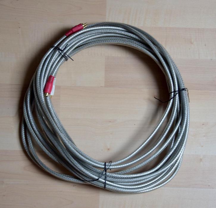 Cinch verlengkabel 10m ( tulp kabel ), Audio, Tv en Foto, Audiokabels en Televisiekabels, Interlink-kabel, 10 meter of meer, Ophalen of Verzenden