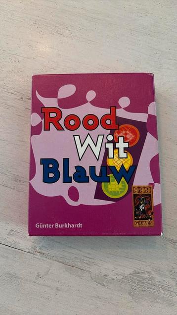 Rood-Wit-Blauw – 999 Games – Zeldzaam verzamelspel beschikbaar voor biedingen