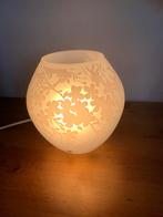 Ikea knubbig tafellamp bloemmotief, Huis en Inrichting, Lampen | Tafellampen, Ophalen of Verzenden, Minder dan 50 cm, Ikea vintage