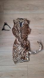 Panter jurk carnaval met staart en oortjes, Ophalen, Carnaval, Zo goed als nieuw, Kleding