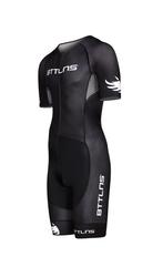 BTTLNS Typhon 2.0 Trisuit Zwart Maat XL, Zwart, Maat 56/58 (XL), Zo goed als nieuw, Hardlopen of Fietsen