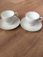 Hutschenreuther Wit Kop en Schotel - Duits Design, Huis en Inrichting, Keuken | Servies, Ophalen of Verzenden, Zo goed als nieuw