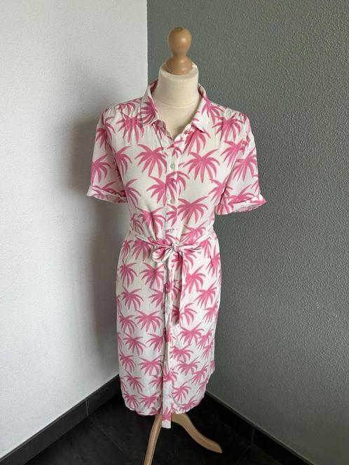 Fabienne Chapot maat 38 Boyfriend palmbomen jurk 204, Kleding | Dames, Jurken, Zo goed als nieuw, Maat 38/40 (M), Roze, Knielengte