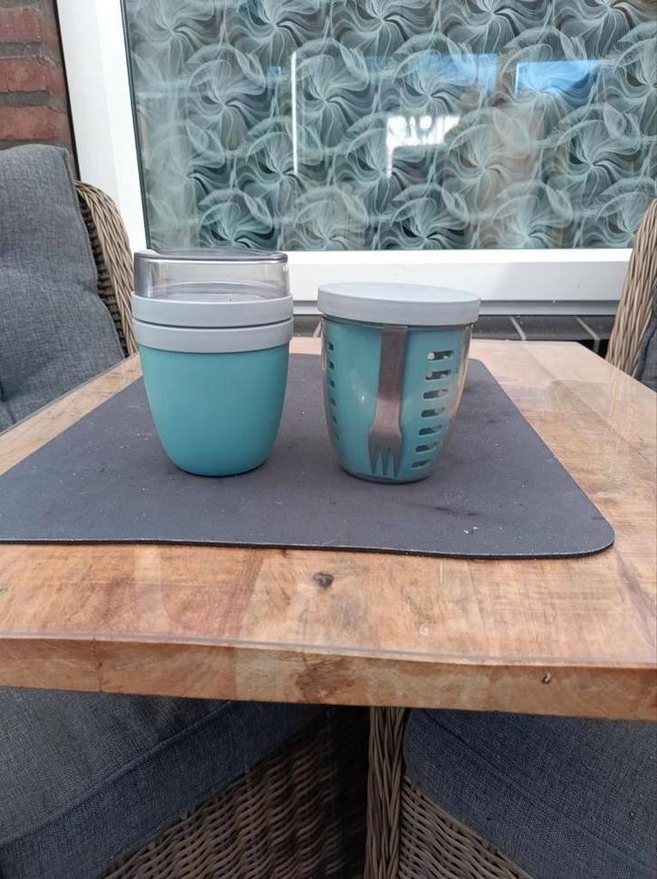 Mepal lunchbakjes, Caravans en Kamperen, Kampeeraccessoires, Gebruikt, Ophalen of Verzenden
