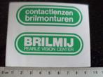 sticker brilmij pearle vision center contactlenzen bril, Ophalen of Verzenden, Zo goed als nieuw, Bedrijf of Vereniging