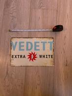emaille / metalen wand bier  Vedett extra white 30 cm, Nieuw, Ophalen of Verzenden