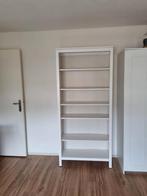 Witte Ikea Hemnes boekenkast, 50 tot 100 cm, 25 tot 50 cm, Grenenhout, 150 tot 200 cm