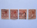 4 postzegel Nederland, 6 Cent 1924 en/of 1926, Wilhelmina, Postzegels en Munten, Postzegels | Nederland, T/m 1940, Verzenden, Gestempeld