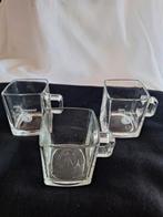 SENSEO DOUWE EGBERTS glazen, vierkant, 3 stuks, Ophalen of Verzenden, Zo goed als nieuw, Overige typen