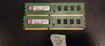 2 X 1GB PC3-10600U Kingston KTW149 [MEM642] 8-9, Ophalen of Verzenden, Zo goed als nieuw, DDR3, Desktop