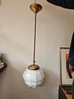 Twee oude grote art deco stijl hanglampen., Ophalen of Verzenden