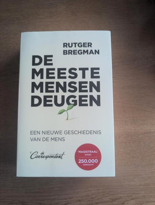 Rutger Bregman - De meeste mensen deugen, Boeken, Overige Boeken, Zo goed als nieuw, Ophalen of Verzenden