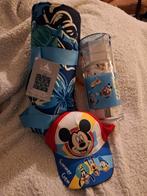 Disney pakket, zomer pakket. Sapkan, picknickkleed, pet, Ophalen of Verzenden, Mickey Mouse, Nieuw, Beeldje of Figuurtje