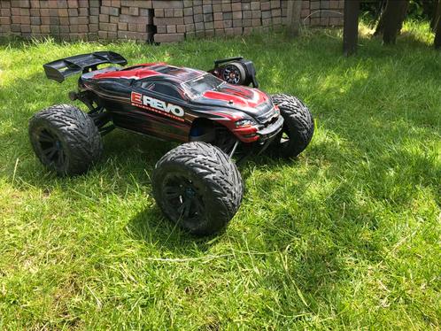 Traxxas e revo, Hobby en Vrije tijd, Modelbouw | Radiografisch | Auto's, Gebruikt, Auto offroad, Elektro, Schaal 1:8, Ophalen