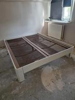 Auping Auronde 160 x200 /wit met verstelbare bedbodem, Huis en Inrichting, 160 cm, Gebruikt, Wit, Hout