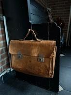 Oude retro aktetas voor decoratie, Antiek en Kunst, Ophalen of Verzenden