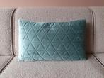 Groen Velvet Sierkussen 30x50, Huis en Inrichting, Woonaccessoires | Kussens, Ophalen of Verzenden, Zo goed als nieuw, Groen, Rechthoekig