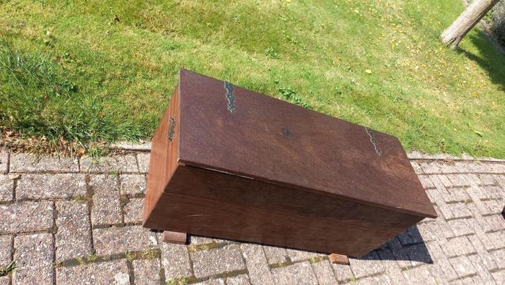 dekenkist speelgoedkist opbergkist hout 100 cm, Huis en Inrichting, Woonaccessoires | Kisten, Gebruikt, Minder dan 50 cm, Minder dan 50 cm