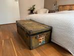 Antieke / Vintage Scheepskist / Hutkoffer, Ophalen, Gebruikt, 100 tot 150 cm, Minder dan 50 cm