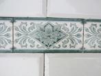 13 stuks Antieke wandtegels 7,5x15cm groene afbeelding 195cm, Ophalen
