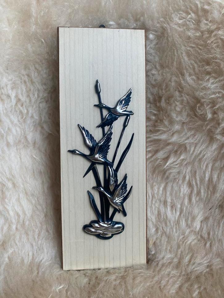 Vintage wanddecoratie vliegende eenden jaren ‘50/‘60, Huis en Inrichting, Woonaccessoires | Wanddecoraties, Zo goed als nieuw