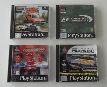 4 Race Spellen voor Sony PlayStation 1 beschikbaar voor biedingen