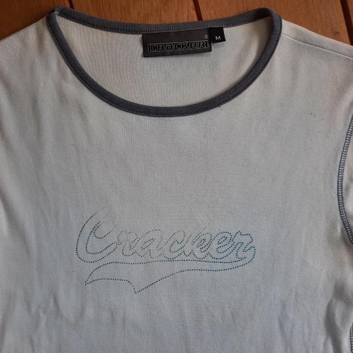 CRACKER t- shirt licht blauw maat M, Kleding | Dames, T-shirts, Zo goed als nieuw, Maat 38/40 (M), Blauw, Korte mouw, Ophalen of Verzenden