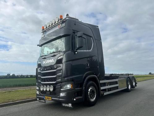 Scania S650 V8 -LEASE €1999 -30 tons VDL Haak -1st own-NL, Auto's, Vrachtwagens, Bedrijf, ABS, Achteruitrijcamera, Adaptive Cruise Control