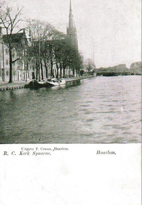 HAARKEM - R.C. KERK / SPAARNE, Verzamelen, Ansichtkaarten | Nederland, Ongelopen, Noord-Holland, Ophalen of Verzenden