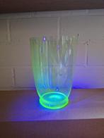 Vaas uraniumglas 18 cm, Ophalen of Verzenden