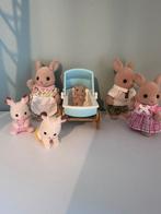 Sylvanian familie konijn 6-delig buggy gezin baby, Ophalen of Verzenden, Zo goed als nieuw