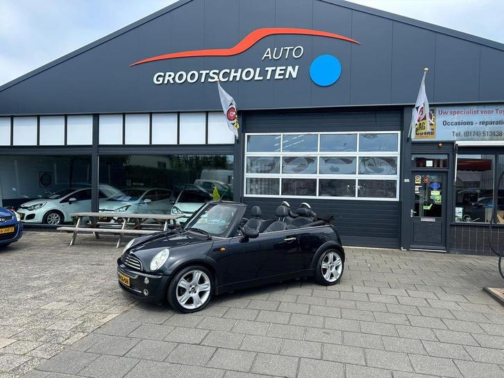 Mini Mini 1.6 16V ONE CABRIO, Auto's, Mini, Particulier, Te koop, Cabrio, Lederen bekleding, Metallic lak, Open dak, Benzine, Euro 4