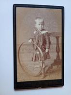 CDV Haarlem Kind met Hoepel, Gebruikt, Foto, Ophalen of Verzenden, Voor 1940