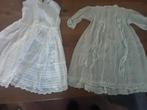 Twee antieke poppen jurkjes, Antiek en Kunst, Antiek | Kleding en Accessoires, Ophalen of Verzenden