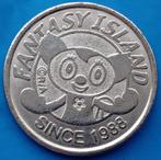 Penning Fantasy Island Arcade Token - 1988, Postzegels en Munten, Penningen en Medailles, Verzenden, Overige materialen, Nederland