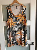 Lange A-lijn top zwart/wit/oranje 4xl Signature, Kleding | Dames, Grote Maten, Ophalen of Verzenden, Zo goed als nieuw, Zwart