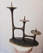 Vintage design Bronzen Michael Harjes kandelaar, .., Overige materialen, .., Gebruikt