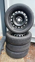 Winterbanden peugeot 108 aygo c1 165 60 15 4x100 velgen, Ophalen, Gebruikt, 15 inch, Banden en Velgen