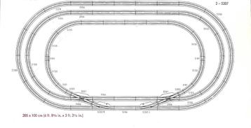 Compete Marklin treinset met o.a.2 engelse wissels beschikbaar voor biedingen