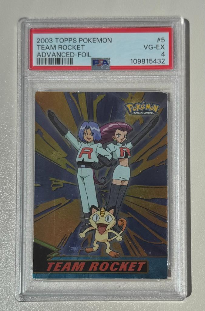 Pokemon TOPPS - Advanced - Team Rocket HOLO PSA4 - BANNED, Hobby en Vrije tijd, Verzamelkaartspellen | Pokémon, Zo goed als nieuw
