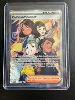 Paldean Student (PAF 231) Paldean Fates Pokémon, Ophalen of Verzenden, Zo goed als nieuw, Losse kaart, Foil